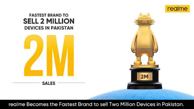 realme becomes the Fastest Brand to Sell Two Million Devices in Pakistan